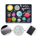 Cartoon Outer Space Laptop Bag Case For Macbook Air Pro Retina 11 12 13 15 inch With Touch Bar Funda 13.3'' Protective Shell