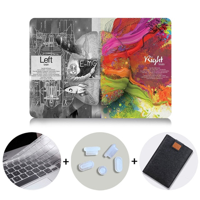 Laptop Case For Macbook Air Pro Retina 11 12 13 15 inch With Touch Bar Cover For Macbook Air 13.3 15.4 Laptop Bag Sleeve