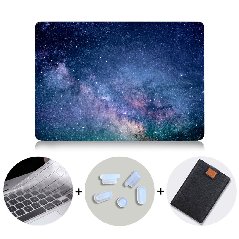 Laptop Case For Apple Macbook Air 11 13.3 Pro 13 15 Retina Starry Sky Hard Case for Mac book Cover 12 inch Shell Laptop Bag