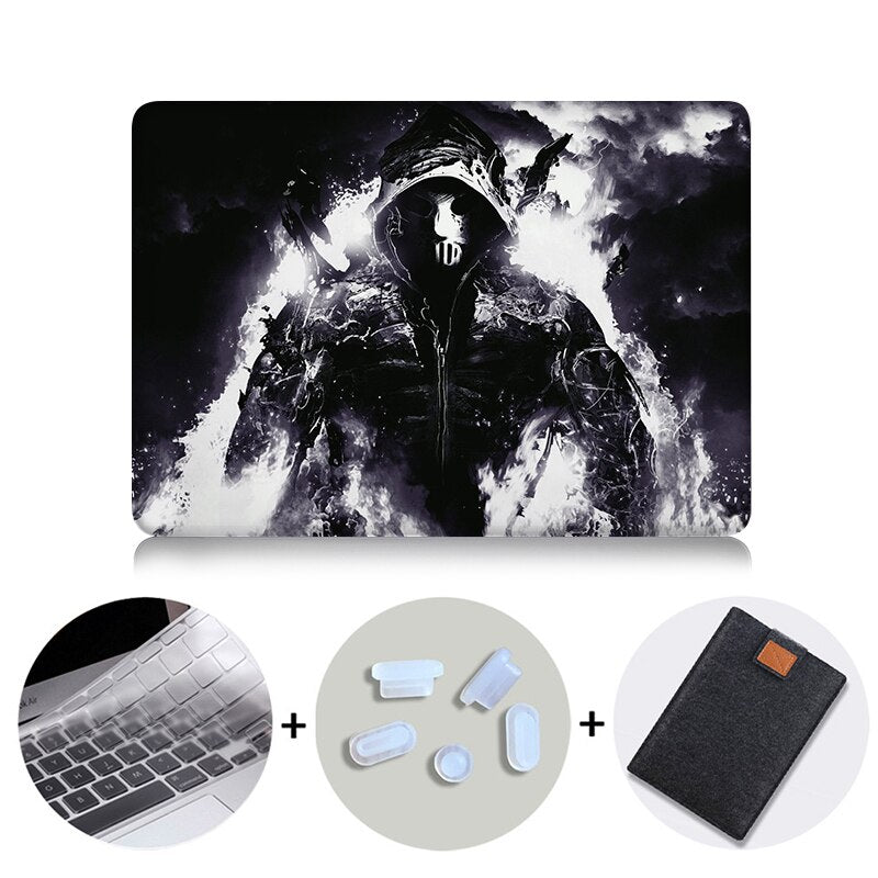 Print Case For Apple Macbook Pro Retina 13 15 With Touch Bar Laptop Sleeve for mac book air 11 13.3 new 12 inch Hard Cover