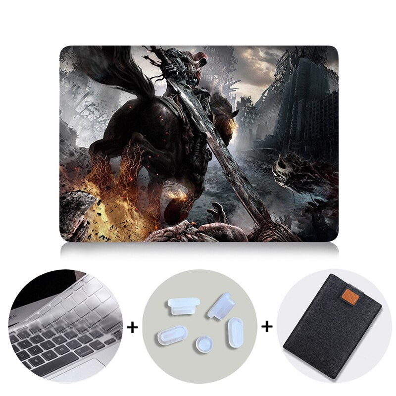 Print Case For Apple Macbook Pro Retina 13 15 With Touch Bar Laptop Sleeve for mac book air 11 13.3 new 12 inch Hard Cover
