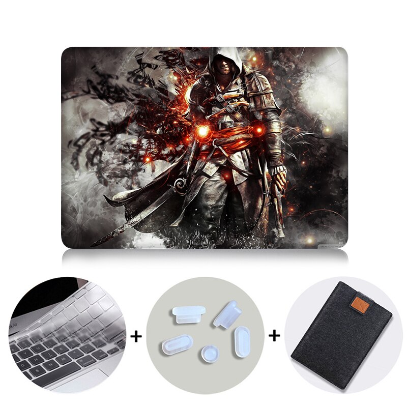 Print Case For Apple Macbook Pro Retina 13 15 With Touch Bar Laptop Sleeve for mac book air 11 13.3 new 12 inch Hard Cover