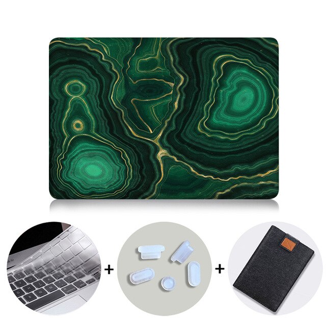 2019 Laptop Sleeve For Macbook Pro 16 Case A2141 Marble Cover for Mac book Air Pro Retina 11 12 13 15 inch funda Laptop Case