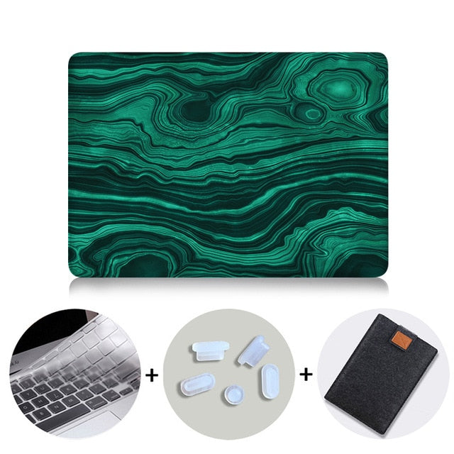 2019 Laptop Sleeve For Macbook Pro 16 Case A2141 Marble Cover for Mac book Air Pro Retina 11 12 13 15 inch funda Laptop Case