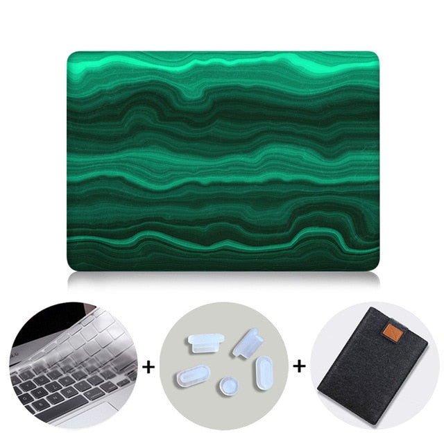 2019 Laptop Sleeve For Macbook Pro 16 Case A2141 Marble Cover for Mac book Air Pro Retina 11 12 13 15 inch funda Laptop Case