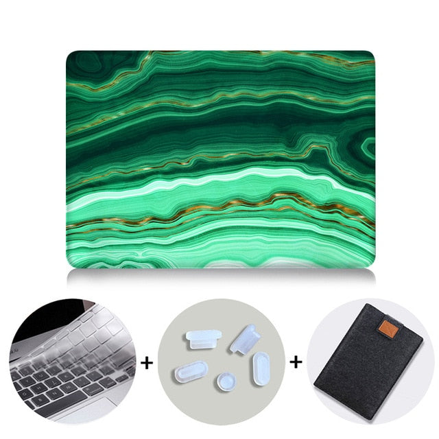 2019 Laptop Sleeve For Macbook Pro 16 Case A2141 Marble Cover for Mac book Air Pro Retina 11 12 13 15 inch funda Laptop Case
