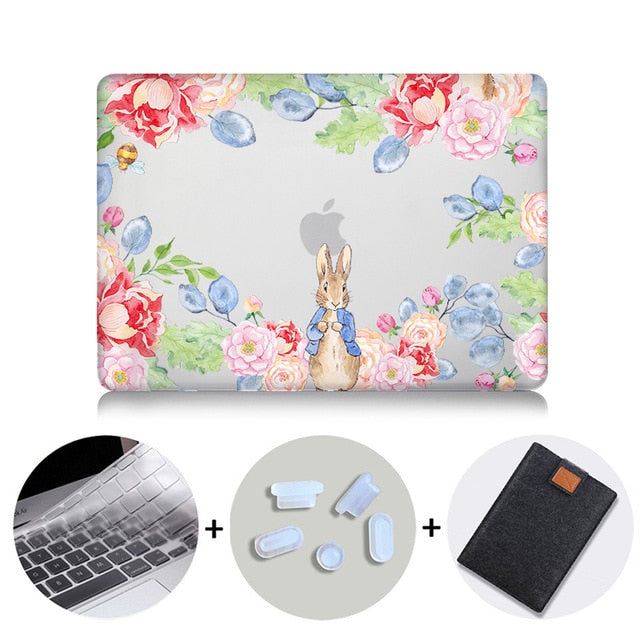 Laptop Case For Macbook Air Pro Retina 11 12 13 15 With Touch bar Crystal Hard Cover for macbook Pro 13.3 inch Laptop Sleeve