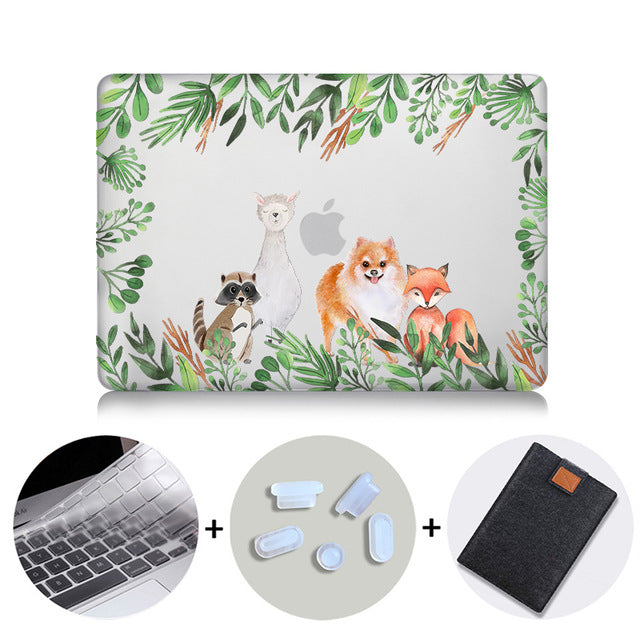 Laptop Case For Macbook Air Pro Retina 11 12 13 15 With Touch bar Crystal Hard Cover for macbook Pro 13.3 inch Laptop Sleeve