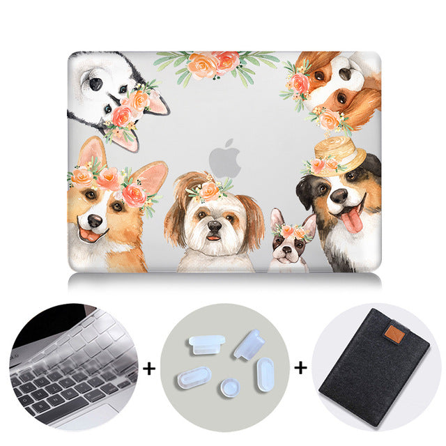Laptop Case For Macbook Air Pro Retina 11 12 13 15 With Touch bar Crystal Hard Cover for macbook Pro 13.3 inch Laptop Sleeve