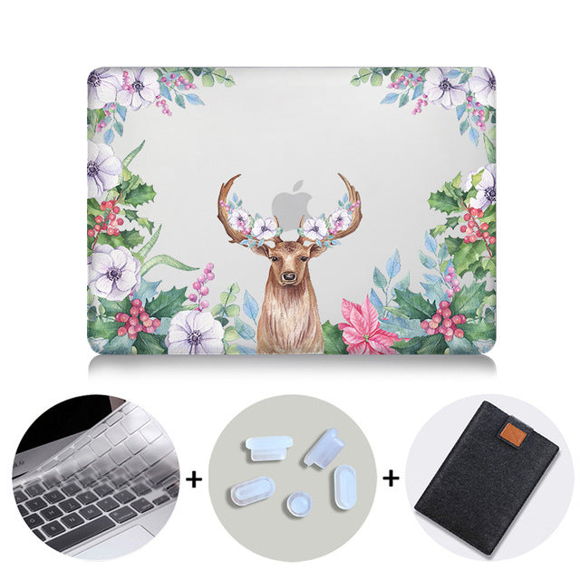 Laptop Case For Macbook Air Pro Retina 11 12 13 15 With Touch bar Crystal Hard Cover for macbook Pro 13.3 inch Laptop Sleeve