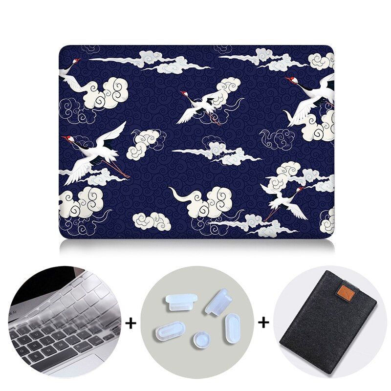 Laptop Case For Macbook Air Pro Retina 11 12 13 15 Touch bar Hard Cover for mac book Pro 13.3 15.4 inch Laptop Bag Sleeve