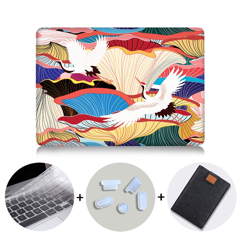 Laptop Case For Macbook Air Pro Retina 11 12 13 15 Touch bar Hard Cover for mac book Pro 13.3 15.4 inch Laptop Bag Sleeve