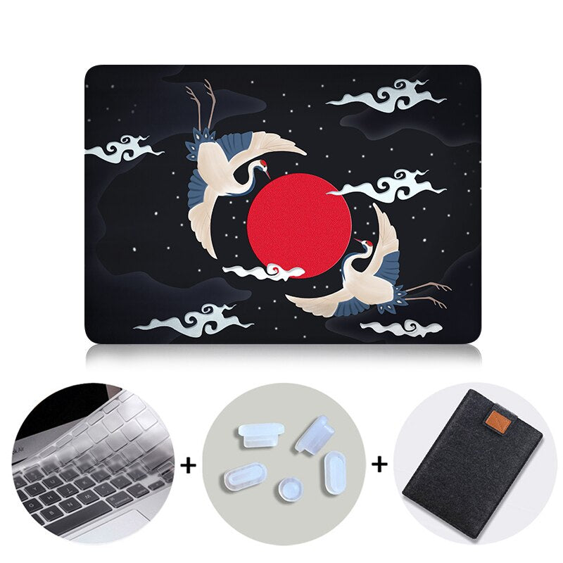 Laptop Case For Macbook Air Pro Retina 11 12 13 15 Touch bar Hard Cover for mac book Pro 13.3 15.4 inch Laptop Bag Sleeve