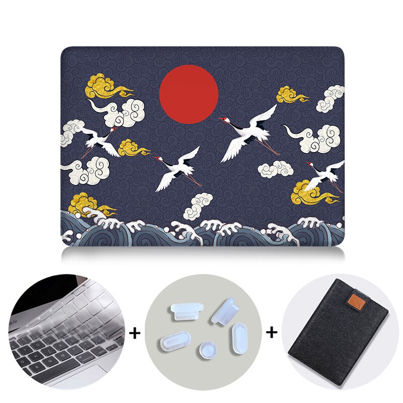 Laptop Case For Macbook Air Pro Retina 11 12 13 15 Touch bar Hard Cover for mac book Pro 13.3 15.4 inch Laptop Bag Sleeve