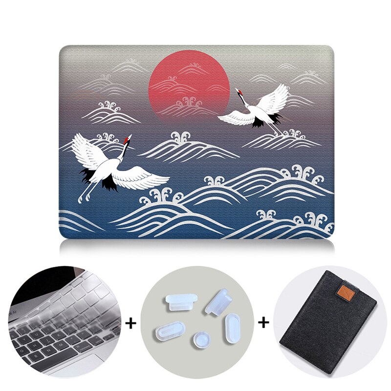 Laptop Case For Macbook Air Pro Retina 11 12 13 15 Touch bar Hard Cover for mac book Pro 13.3 15.4 inch Laptop Bag Sleeve