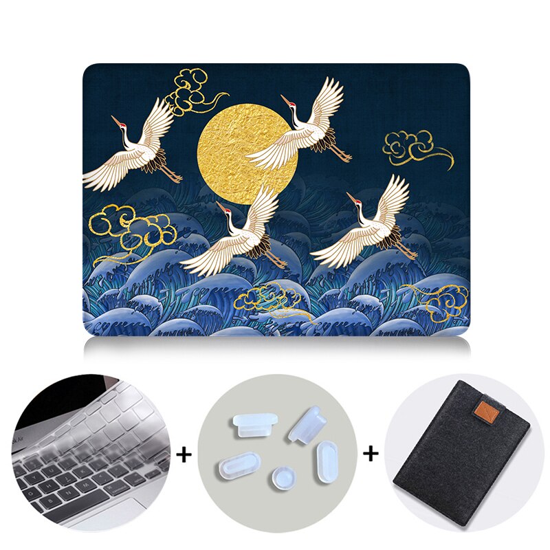 Laptop Case For Macbook Air Pro Retina 11 12 13 15 Touch bar Hard Cover for mac book Pro 13.3 15.4 inch Laptop Bag Sleeve