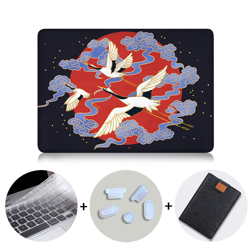 Laptop Case For Macbook Air Pro Retina 11 12 13 15 Touch bar Hard Cover for mac book Pro 13.3 15.4 inch Laptop Bag Sleeve