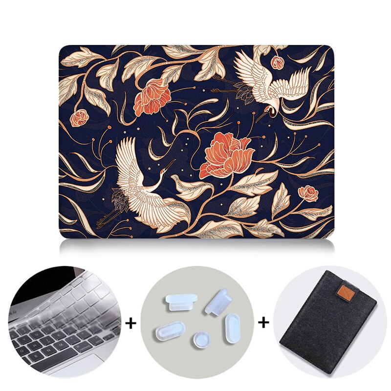 Laptop Case For Macbook Air Pro Retina 11 12 13 15 Touch bar Hard Cover for mac book Pro 13.3 15.4 inch Laptop Bag Sleeve