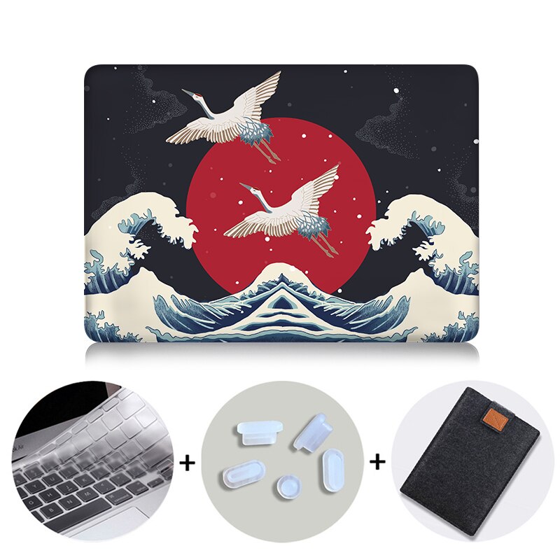 Laptop Case For Macbook Air Pro Retina 11 12 13 15 Touch bar Hard Cover for mac book Pro 13.3 15.4 inch Laptop Bag Sleeve