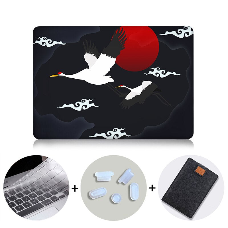Laptop Case For Macbook Air Pro Retina 11 12 13 15 Touch bar Hard Cover for mac book Pro 13.3 15.4 inch Laptop Bag Sleeve