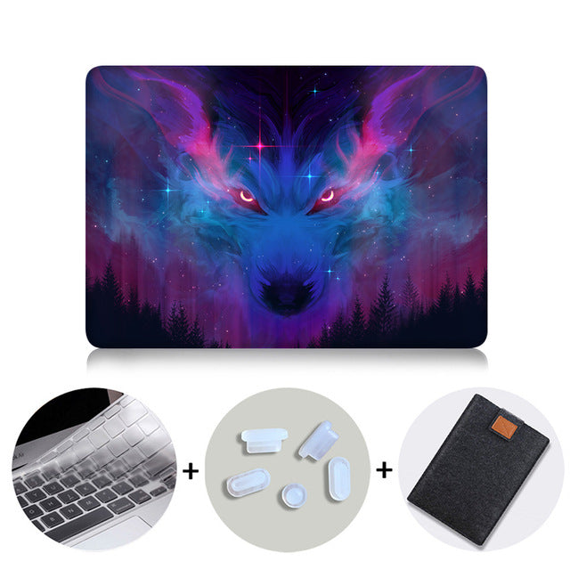 Laptop Case For Macbook Air Pro Retina 11 12 13 15 16 inch With Touch Bar funda Hard Cover A1989 A1932 A2141 Laptop Sleeve