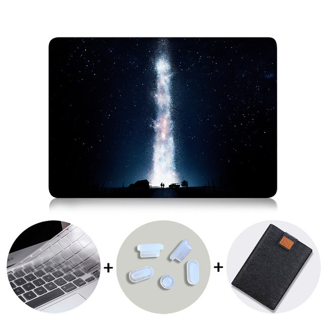 Laptop Case For Macbook Air Pro Retina 11 12 13 15 16 inch With Touch Bar funda Hard Cover A1989 A1932 A2141 Laptop Sleeve