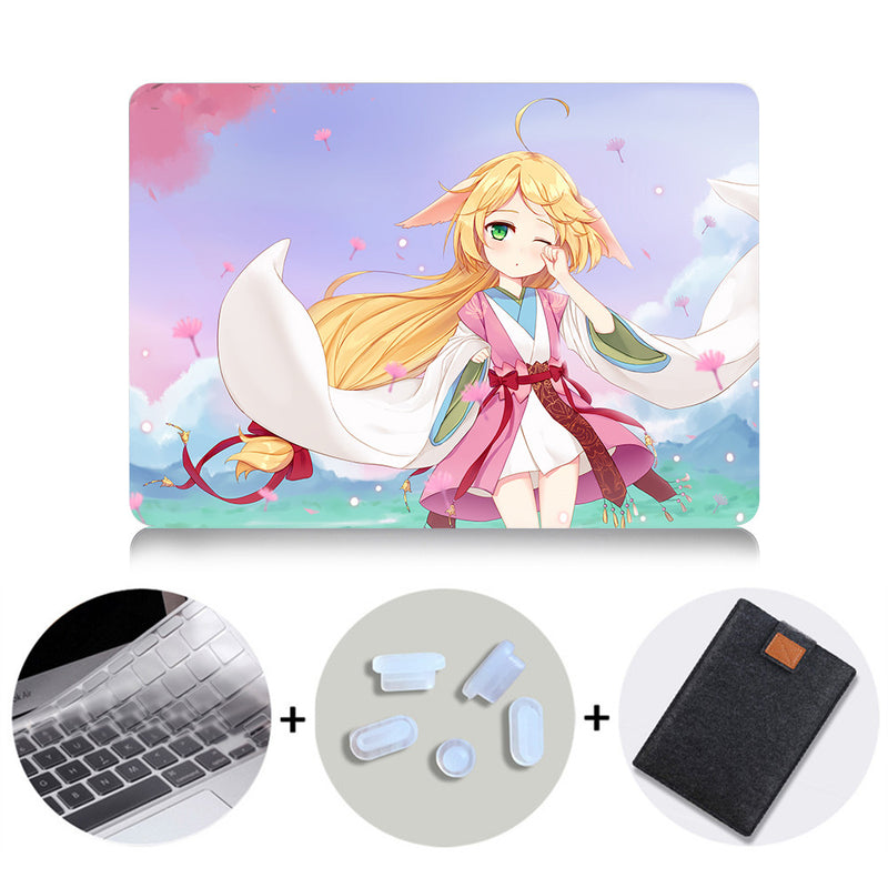 Cute Laptop Case For Macbook Air Pro Retina 11 12 13 15 inch With Touch Bar Cartoon Anime Cover 13.3'' Laptop Sleeve Bag