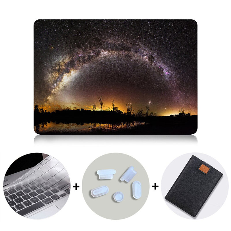 Case For Macbook Pro Retina 13 15 With Touch Bar Hard Cover For mac book Air 11 13.3 new 12 inch Scenery Print Laptop Sleeve
