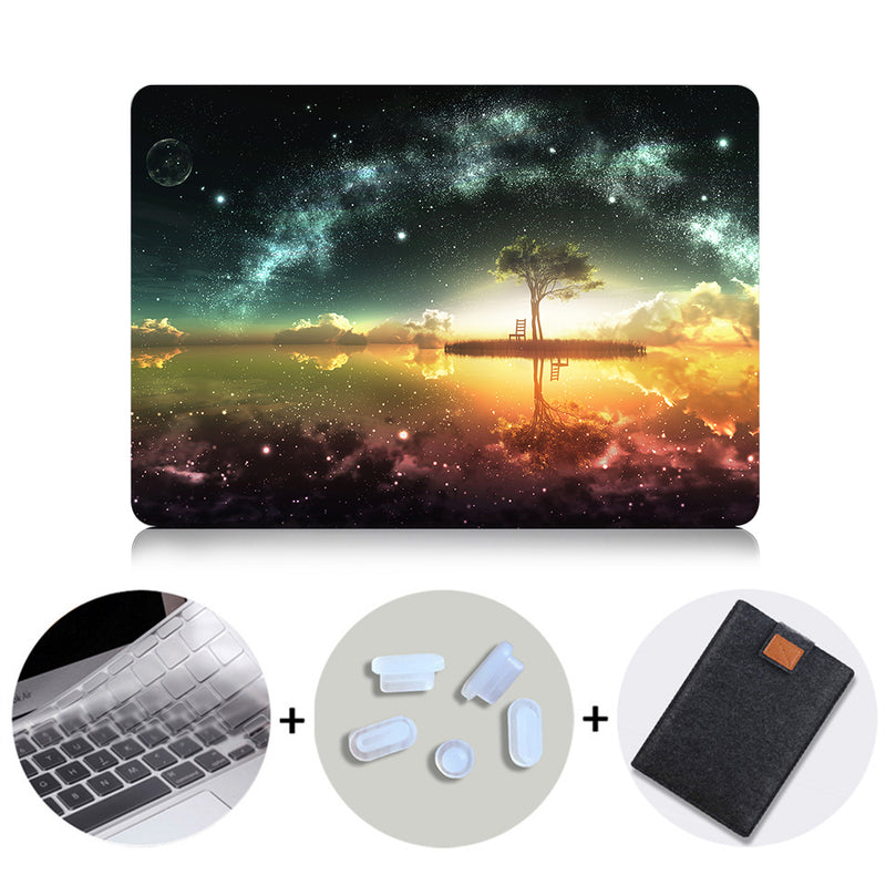 Case For Macbook Pro Retina 13 15 With Touch Bar Hard Cover For mac book Air 11 13.3 new 12 inch Scenery Print Laptop Sleeve