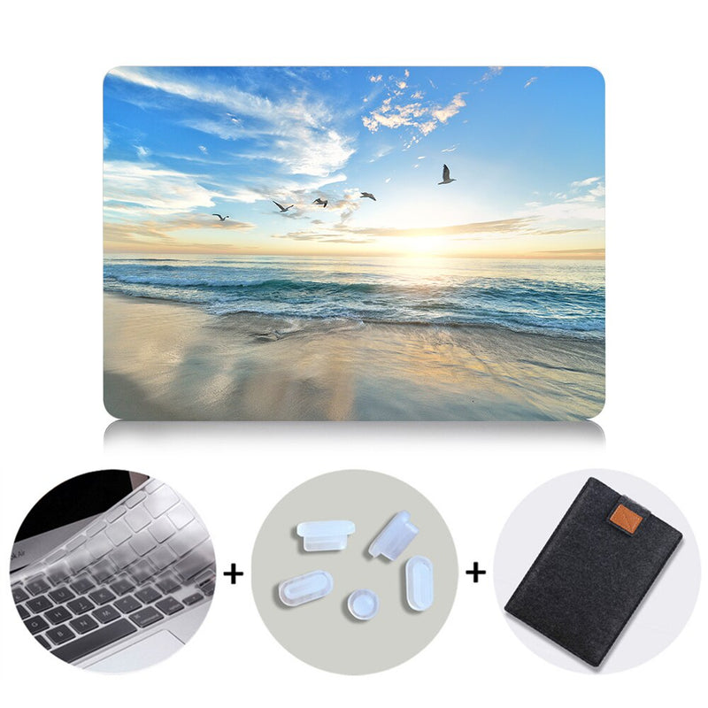 Case For Macbook Pro Retina 13 15 With Touch Bar Hard Cover For mac book Air 11 13.3 new 12 inch Scenery Print Laptop Sleeve