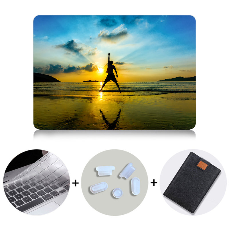Case For Macbook Pro Retina 13 15 With Touch Bar Hard Cover For mac book Air 11 13.3 new 12 inch Scenery Print Laptop Sleeve