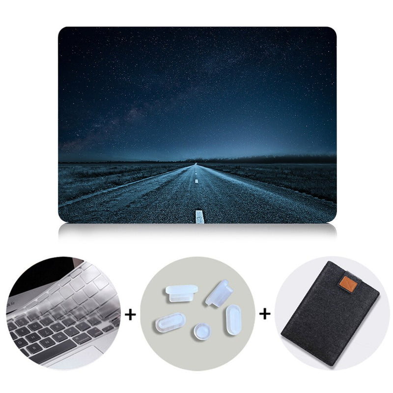 Case For Macbook Pro Retina 13 15 With Touch Bar Hard Cover For mac book Air 11 13.3 new 12 inch Scenery Print Laptop Sleeve