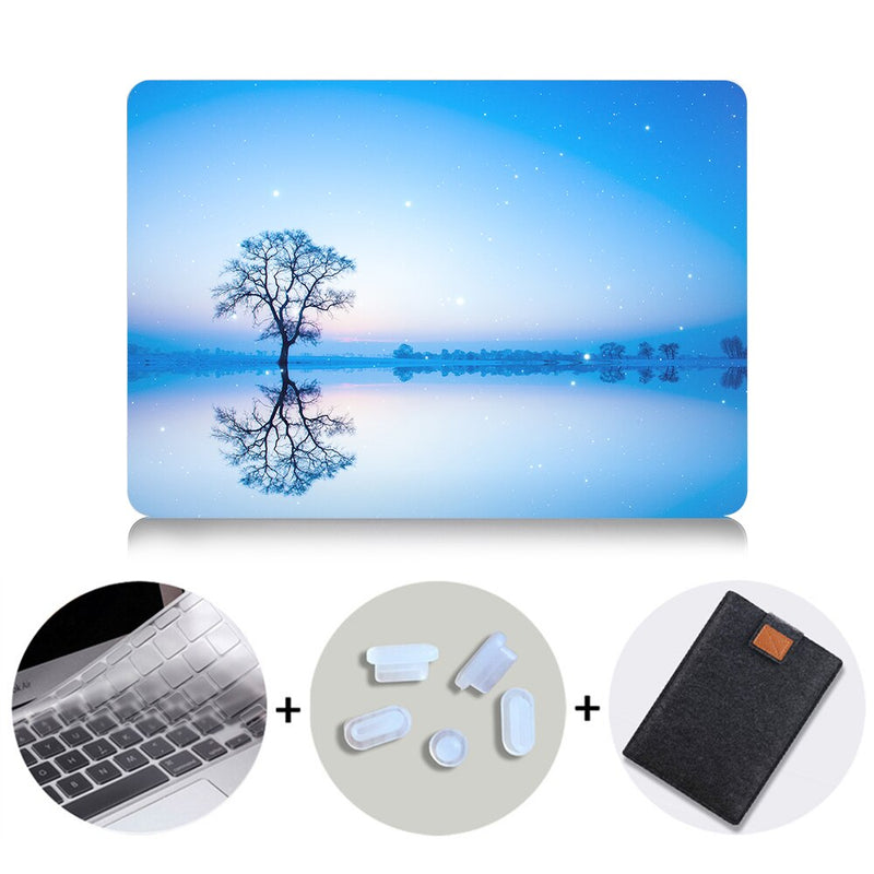 Case For Macbook Pro Retina 13 15 With Touch Bar Hard Cover For mac book Air 11 13.3 new 12 inch Scenery Print Laptop Sleeve