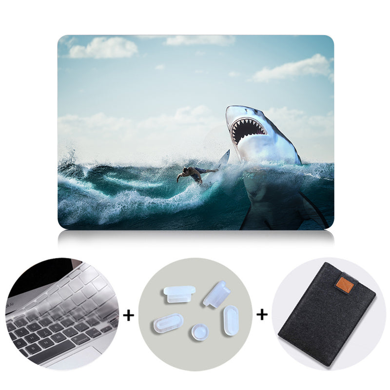 Case For Macbook Pro Retina 13 15 With Touch Bar Hard Cover For mac book Air 11 13.3 new 12 inch Scenery Print Laptop Sleeve