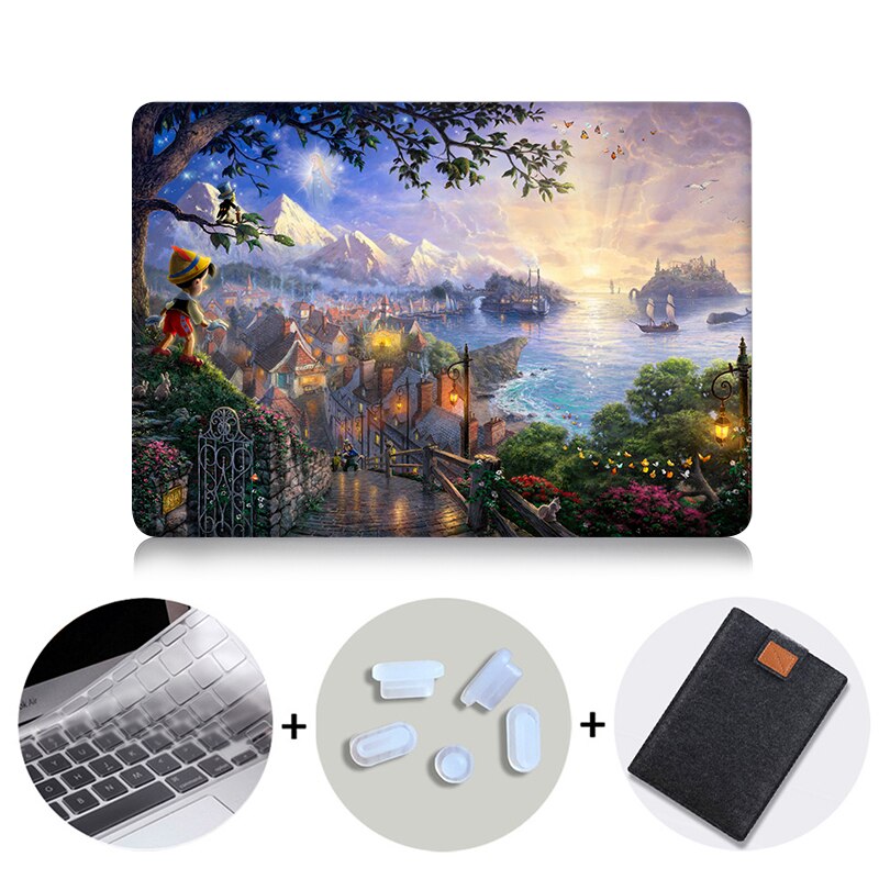 Case For Macbook Air Pro Retina 13 13 15 16 inch With Touch Bar Laptop Sleeve Cover for macbook Pro 13.3 15.4 inch Funda