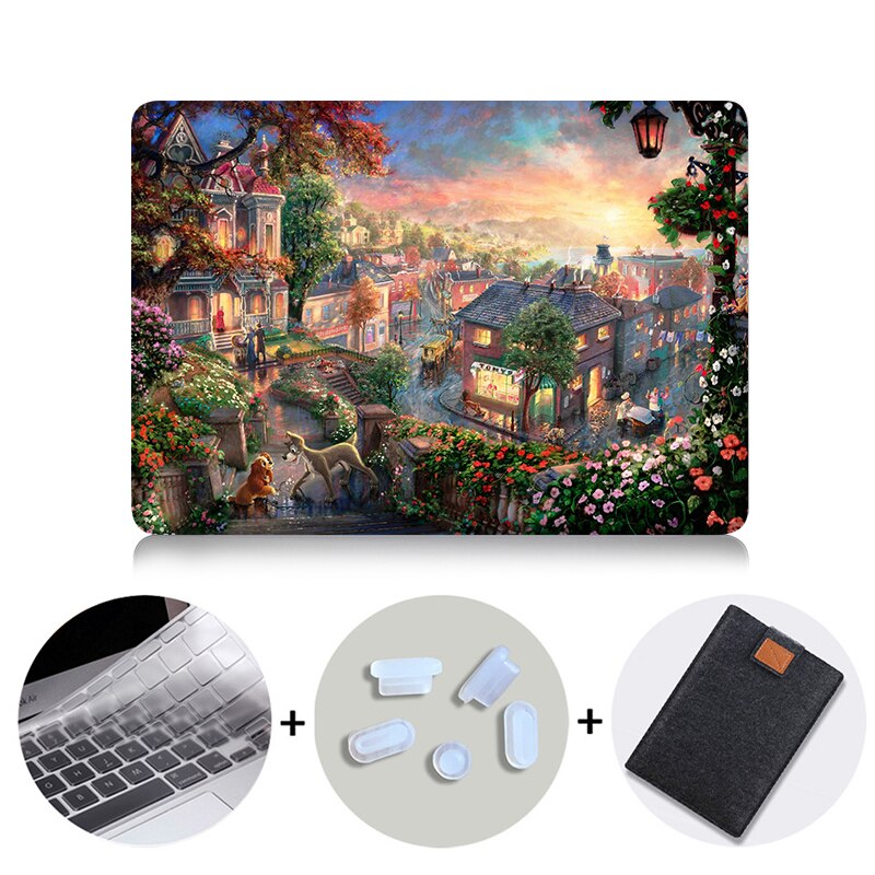 Case For Macbook Air Pro Retina 13 13 15 16 inch With Touch Bar Laptop Sleeve Cover for macbook Pro 13.3 15.4 inch Funda