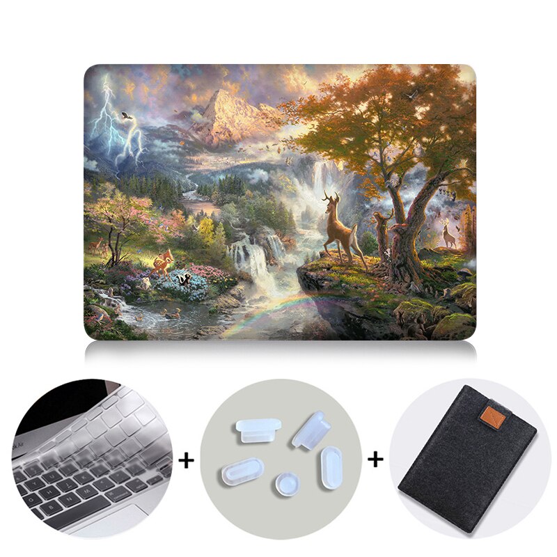 Case For Macbook Air Pro Retina 13 13 15 16 inch With Touch Bar Laptop Sleeve Cover for macbook Pro 13.3 15.4 inch Funda