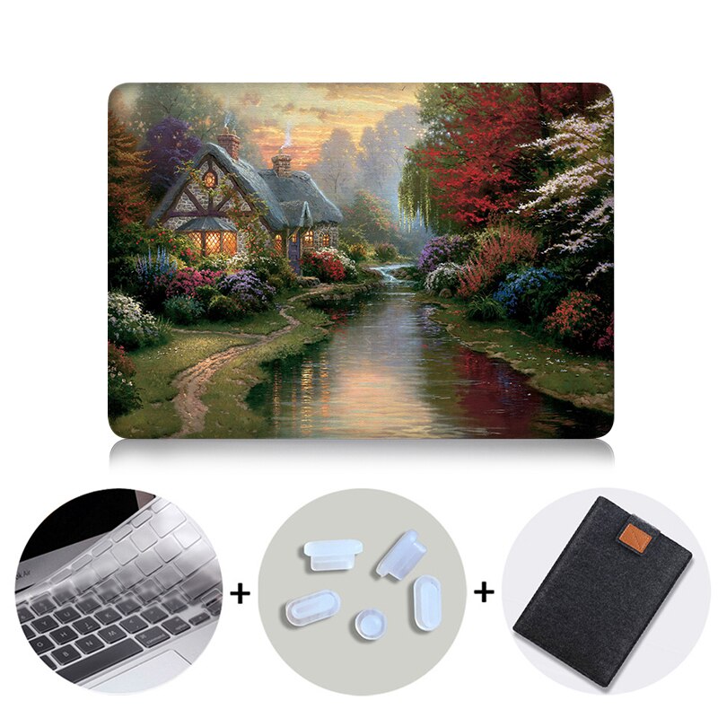 Case For Macbook Air Pro Retina 13 13 15 16 inch With Touch Bar Laptop Sleeve Cover for macbook Pro 13.3 15.4 inch Funda