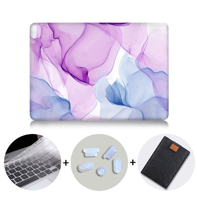 Laptop Case Sleeve For Macbook Air Pro Retina 11 12 13 15 16 inch Touch Bar A1706 A1989 A2141 Marble Abstract Texture Cover