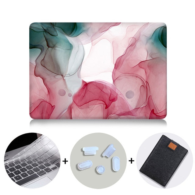 Laptop Case Sleeve For Macbook Air Pro Retina 11 12 13 15 16 inch Touch Bar A1706 A1989 A2141 Marble Abstract Texture Cover