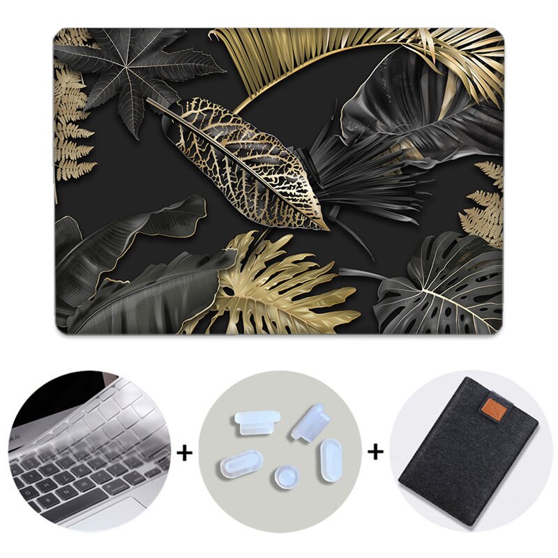 Laptop Case For Macbook Air Pro Retina 11 12 13 15 Marble Hard Cover for mac book 13.3 inch With Touch Bar A2159 Laptop Bag